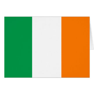 Cartão da bandeira de Ireland