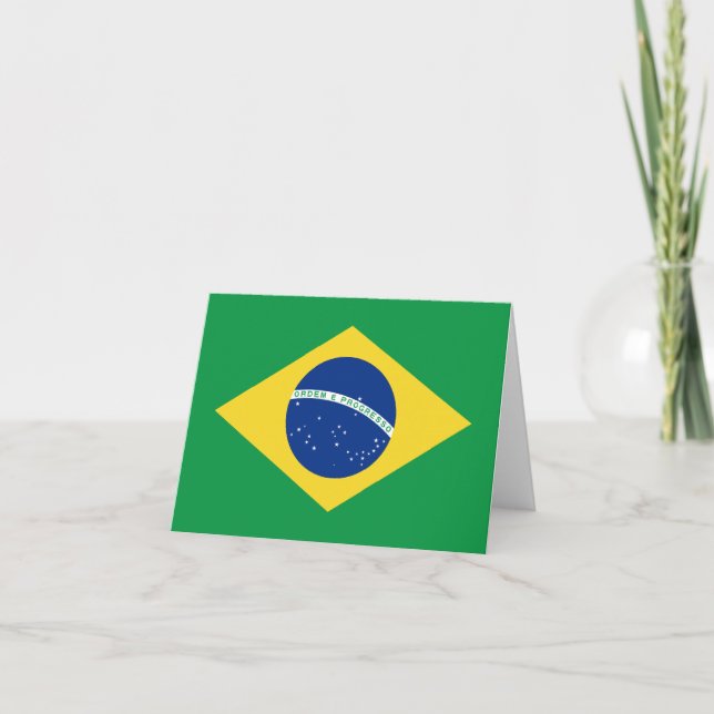 Cartão da Bandeira do Brasil (Frente)