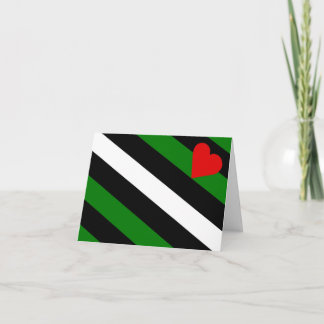 cartão da bandeira do menino