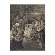 Cartão da bênção de Jesus