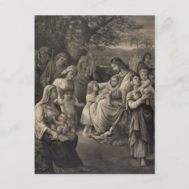 Cartão da bênção de Jesus (Frente)