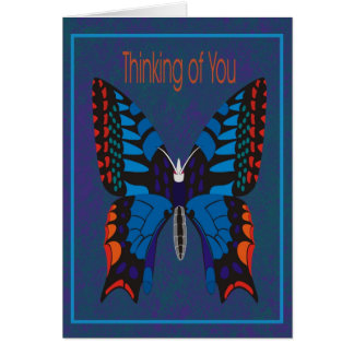 cartão da borboleta