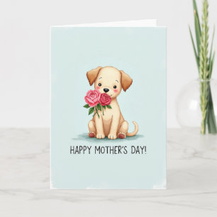 Cartão da Cachorrinha Gentil Blossom