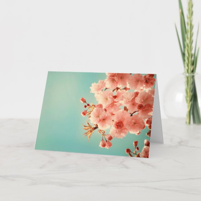 Cartão Da "cartão de nota agradável de creme cereja" (Frente)