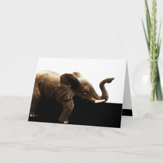 Cartão Da "cartão vazio do elefante mesa"