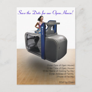 Cartão da casa aberta de AlterG