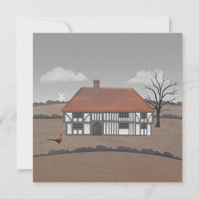 Cartão da Casa de Fazenda de Faisão (Frente)