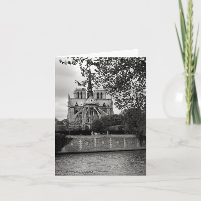 Cartão da catedral de Notre Dame (Frente)
