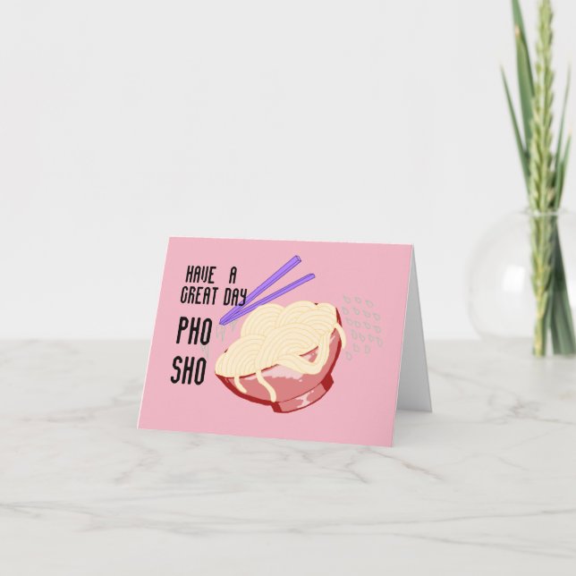 Cartão da celebração dos Ramen (Frente)