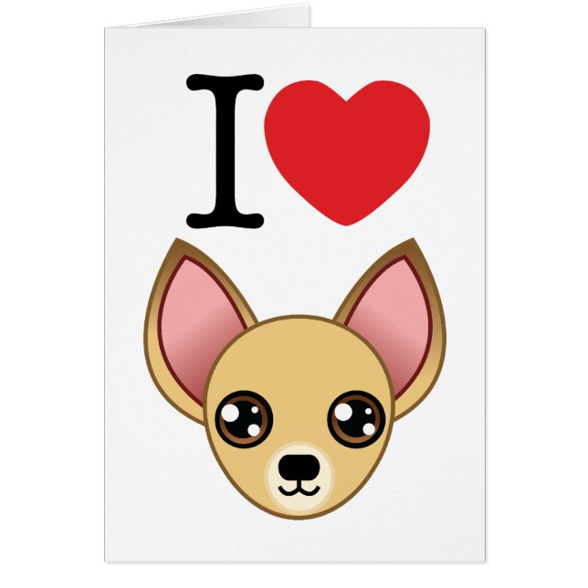 Cartão da chihuahua (Frente)