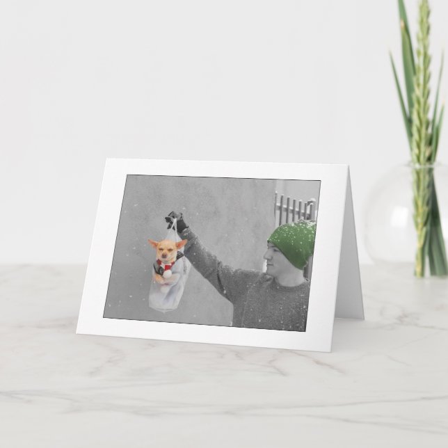 CARTÃO DA CHIHUAHUA DO NATAL (Frente)