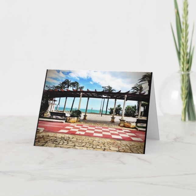 Cartão da coleção da espanha da vista (Frente)