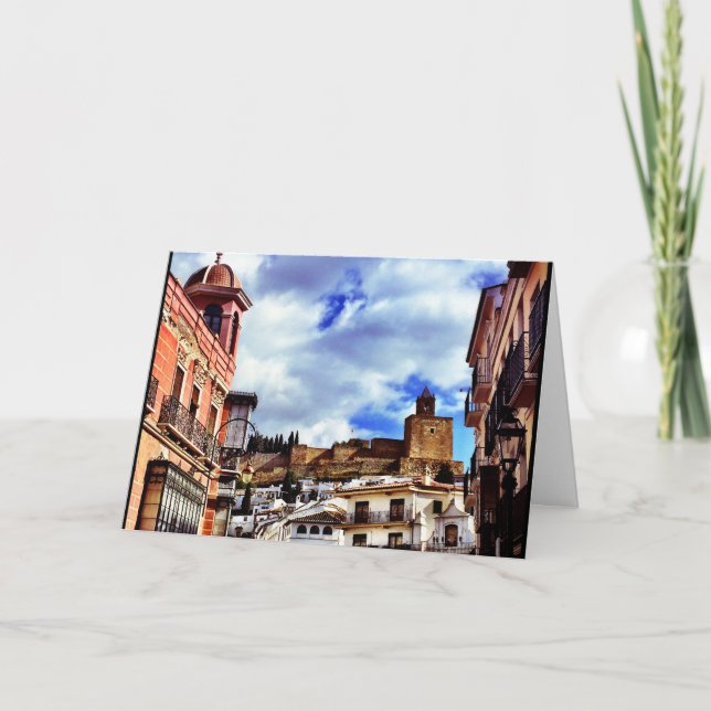 Cartão da coleção da espanha da vista (Frente)