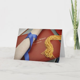 Cartão da conclusão do ensino secundário