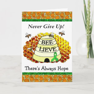 Cartão da consciência da doença de Abelha-Lieve