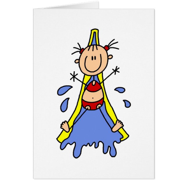 Cartão da corrediça de água (Frente)