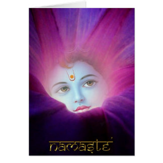 Cartão da corriola de Krishna