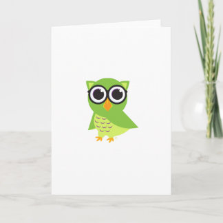 Cartão da coruja