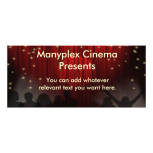 Cartão da cremalheira do cinema