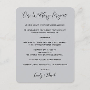 Cartão da doação - floresta romântica