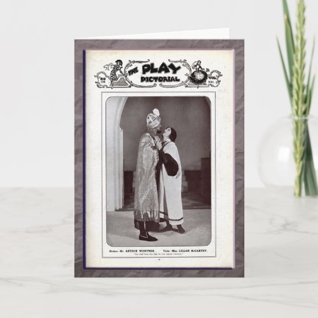 Cartão da duodécima noite (Frente)