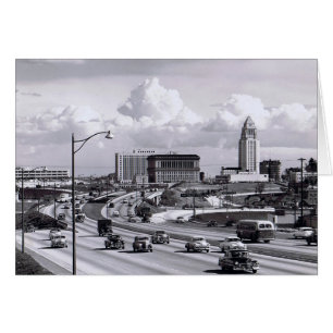 Cartão da Estrada de Los Angeles CA 1950