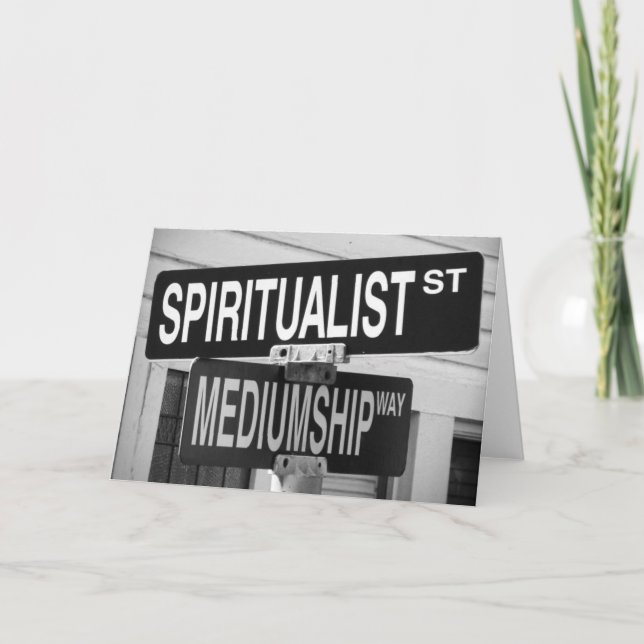 Cartão da estrada do espírito (Frente)