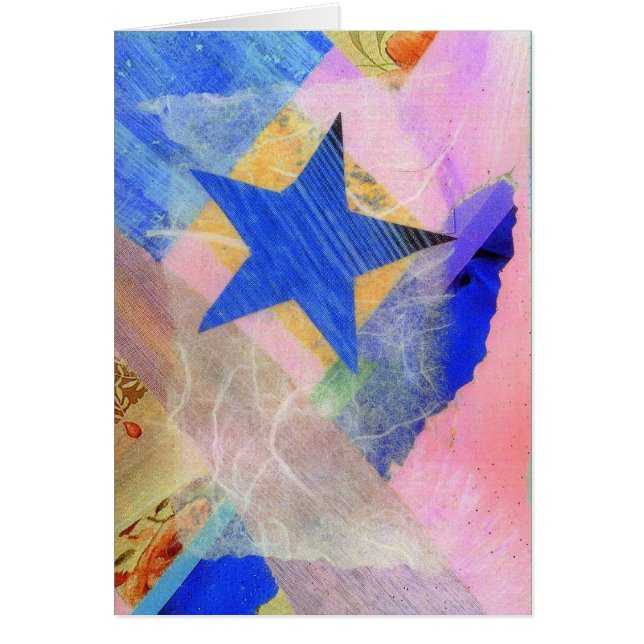 Cartão da estrela azul (Frente)