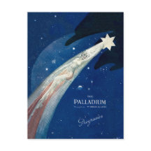 Cartão da estrela do Natal