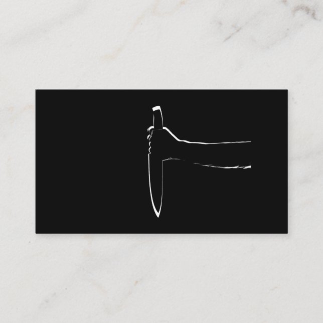 Cartão da faca afiada (Frente)