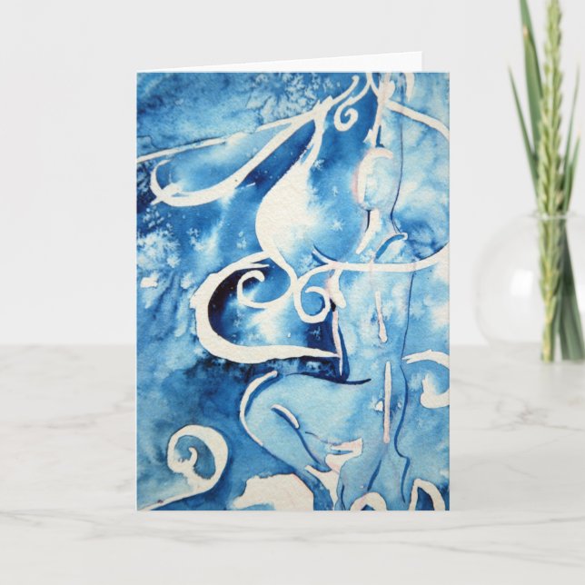 Cartão da fada do inverno (Frente)