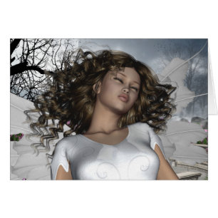 Cartão da fada dos anjos