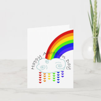 cartão da família da adopção