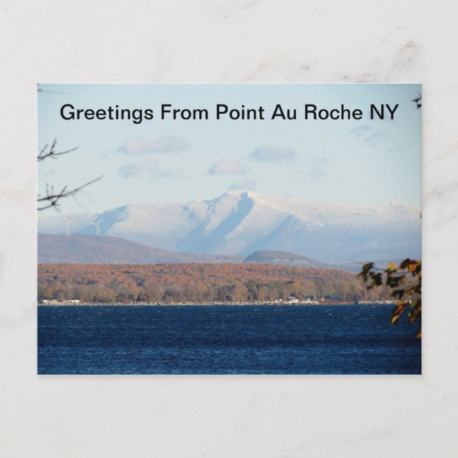 Cartão da foto do Adirondacks (NY) (Frente)