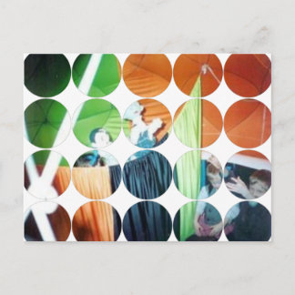 Cartão da foto do círculo