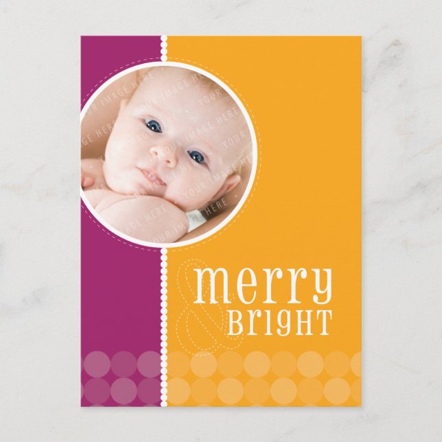 CARTÃO DA FOTO DO FERIADO:: goodcheer 4P (Frente)