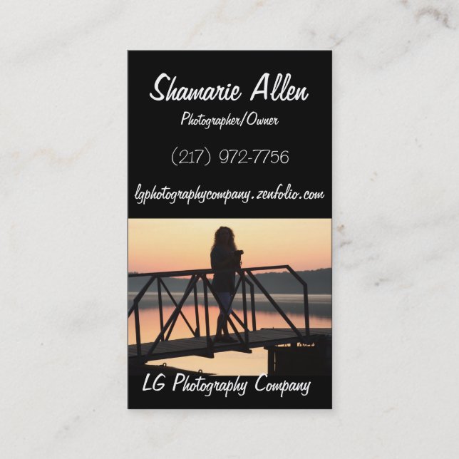 Cartão da fotografia (Frente)