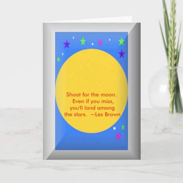 Cartão da graduação com citações (Frente)