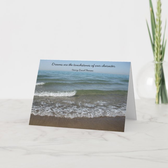 Cartão da graduação de Thoreau dos sonhos (Frente)