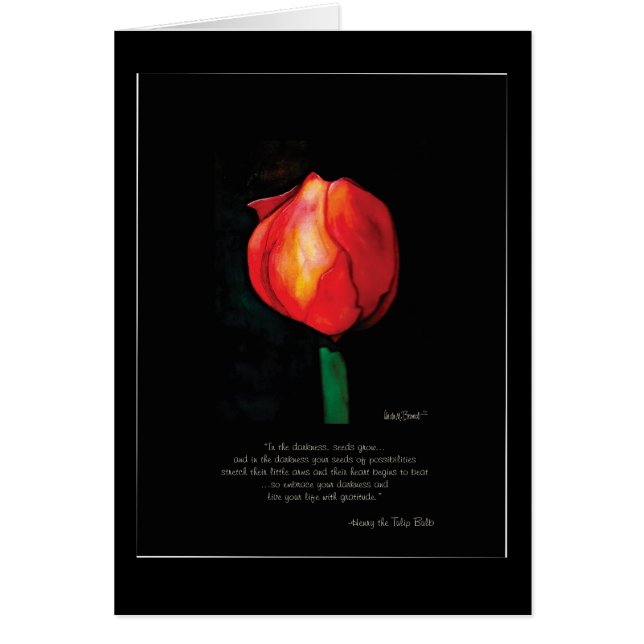 CARTÃO DA GRATITUDE DO HENRY DAS SEMENTES (Frente)