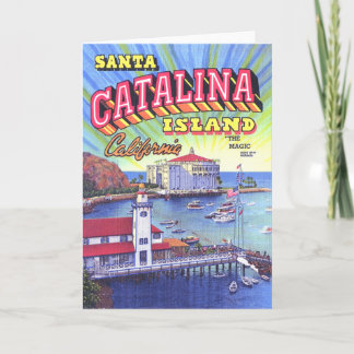 Cartão da ilha de Catalina