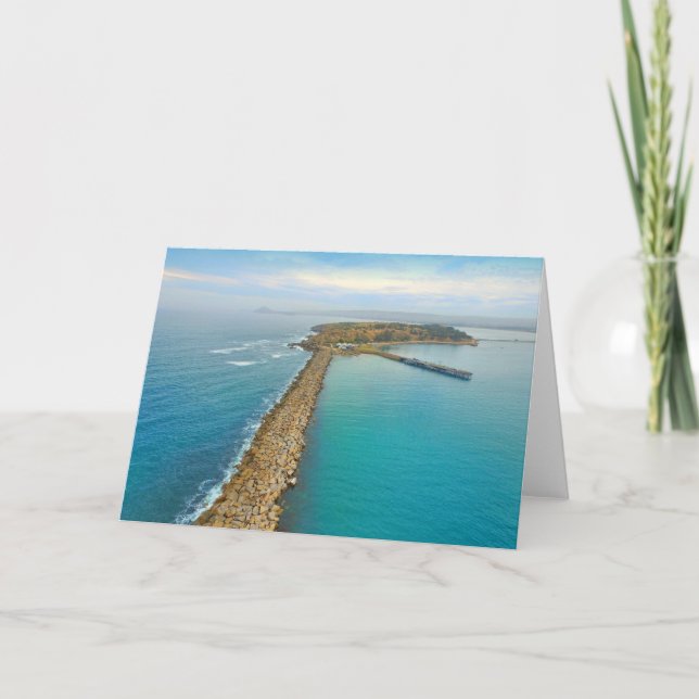 Cartão da Ilha de Granito Victor Harbor Austrália  (Frente)