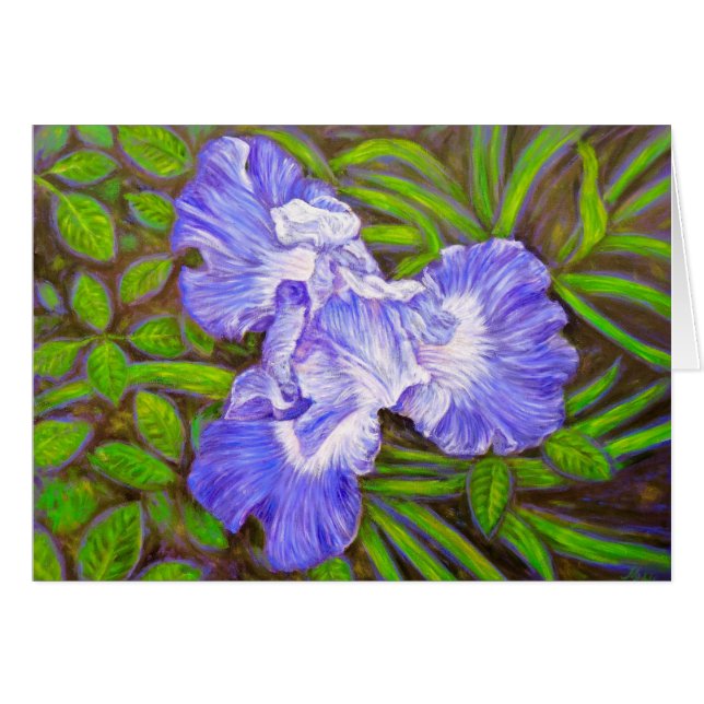 Cartão da íris (Frente Horizontal)