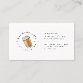 Cartão da lealdade para o cartão de visita da