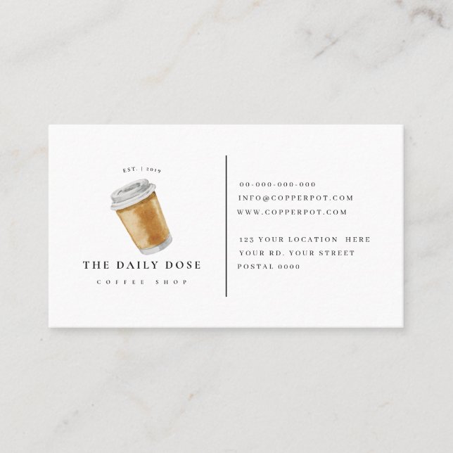 Cartão da lealdade para o cartão de visita da (Frente)