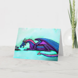 Cartão da mãe do dragão