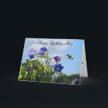 Cartão da mãe do feliz aniversario do colibri<br><div class="desc">Cartão de aniversário do colibri</div>