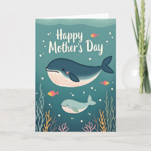 Cartão da Mãe Marinha Caprichosa