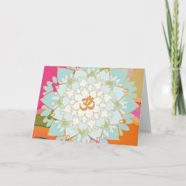 Cartão da mandala de Lotus