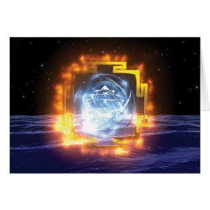 Cartão da mandala de SriYantra